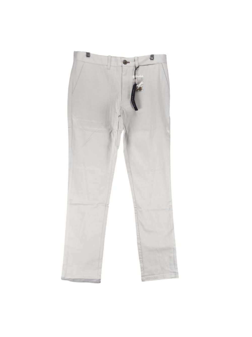 Nifty Genius Pants Mens 32x32 Gray Stretch Chino Mid Rise Straight *NWT*